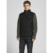 Jack & Jones Jjemulti Bodywarmer Collar Noos Erkek Yelek-27106-siyah