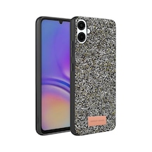 Onegif Samsung Galaxy Uyumlu. A07 4g Bright Simli Kapak - Gold