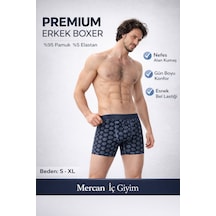 Mercan Yıldız Desenli Rahat Boxer - Yıldızlar Gibi Parla Bej