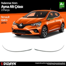 S-dizayn Renault Clio 5 Krom Ayna Alt Çıtası 2 Prç. 2019 Üzeri