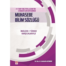 Muhasebe Bilim Sözlüğü - Salahattin Altundağ - Ekin Basım Yayın