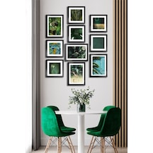 10 Parçalı Çerçeve Görünümlü Mdf Tablo Seti Flm134 Çok Renkli - 713606218 Çok Renkli