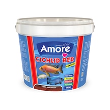 Amore Cichlid Red Granules Kova Akvaryum Balık Yemi 3 KG