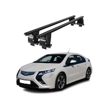Royal Opel Ampera 2012 Ve Sonrası Uyumlu Siyah Kilitli Ara Atkı Port Bagaj Tavan Barı