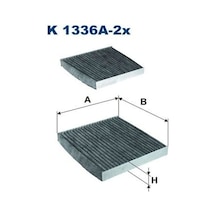 FILTRON K1336A-2X Klima Filitresi ( BMW F25-F26 Karbonlu ) K1336A2X (WH644217)