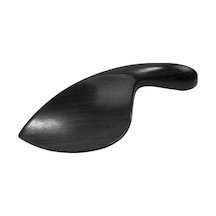 Dominguez Vcr34bklft Keman Solak Çeneliği - 3/4 Yedek Parça - Ergonomik Seri Solak Müzisyenler İçin Özel Eğimli Tasarım, Siyah Mat Bitiş, Konforlu Çene Desteği Uyum: 3/4 Boy Üç Çeyrek Solak Kemanlar