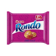 Ülker Rondo Bisküvi 8x61g Çilek Kremalı Çıtır Atıştırmalık 6'li Avantaj Paketi - 6 Adet Tarı