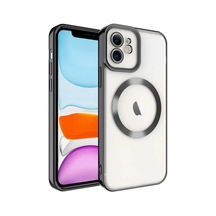Apple iPhone Uyumlu   11 Kılıf Kross Magneticsafe Kapak - Siyah