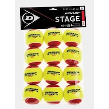 Dunlop Stage 3 Kırmızı 12'li Tenis Topu