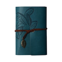 Yaprak Desenli Deri Defter A9331