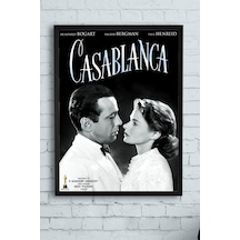Pster10410 Casablanca Film Afişi Çerçeveli Tablo 5 21x30cm 7/8 Yaş