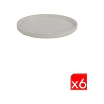 Tabak Evi Porselen Stolt Dik Yanaklı Kayık Tabak 26x13x2cm 6 Lı Çok Renkli