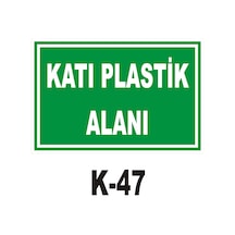 Iş Güvenliği Pvc Dekota Uyarı - Ikaz Levhası Katı Plastik Alanı