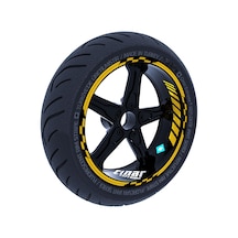 Yaldızlı Gold Moto GP İç Dış Jant Şeridi Takım Sticker Çınar Extreme