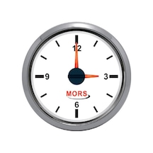 Mors Zaman Saati 12-24 Volt Beyaz