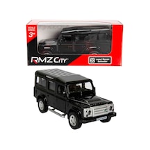 1:32 Rmz City Jeep Serisi Die Cast Çek Bırak Model Araba - Siyah Land Rover Defender