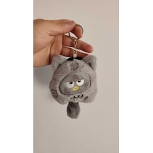 Peluş Kuyruklu Anahtarlık Çanta Aksesuar Çok Renkli