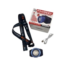 Powerdex Pd-1572 Yüksek Kaliteli Süper Zoom Led Kafa Feneri 20w Mavi - Siyah