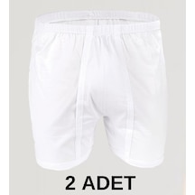 2 Adet Erkek Arjantin Penye Boxer Beyaz 001