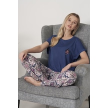 Pijadore 1636 Kadın Kısa Kollu Pijama Takımı 001