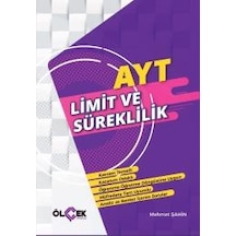 Ölçek Yayınları Ayt Limit Ve Süreklilik Föyü