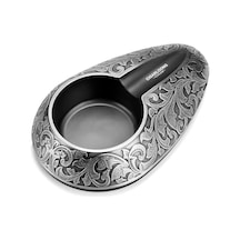 Cigarloong Damascus Oval Metal Puro Küllüğü Siyah Tekli