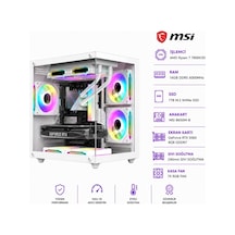 Apphirex ROSA X78 R7-7800X3D 16 GB 1 TB M.2 SSD 8 GB RTX5060 W11P Masaüstü Oyuncu Bilgisayarı Beyaz
