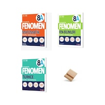 Fenomen Lgs 8. Sınıf 2027 Matematik Türkçe Ve Fen Bilimleri A Serisi 3lü Soru Bankası Seti + Telefon Standı
