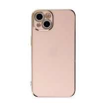 İphone 15 Kılıf Volet Silikon - Pembe