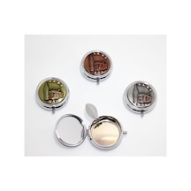 4 Adet Küllük Kutusu Kabartmalı Yöresel Tasarım Tekli Kül Yakma Kutusu Ashtray Case Dekoratif 5 Cm