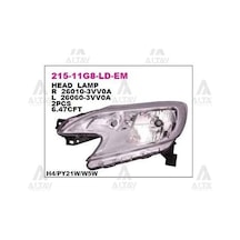 DEPO 21511G8LLDEM Ön Far Sol Nissan Note 13-