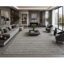 Luxess Halı Lima 1182 Gri Modern Akrilik Salon Halısı