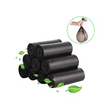 Monyee 20 Adet Siyah Kalın Pe Çöp Poşeti - 50x45cm Büyük Kapasiteli, İğneleme Dayanıklı Mutfak Ve Ev Çöpü İçin