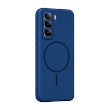 İnfinix Hot 60i 4g Mika Pc Magsafe Kapak - Mavi Aklby-bsva58 Standart