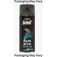 Rainbow 400 Ml Sprey Boya Siyah Parlak 0000 Parlak Vernik