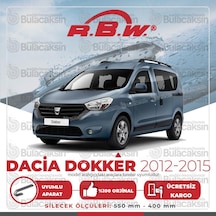 RBW Dacia Dokker 2012 - 2015 Ön Muz Silecek Takım