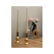 Gold Rengi 2'li Fancy Şamdan & Mumluk Seti Gold - 816687933 Gold