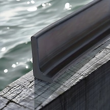 Dashanshop 100cm Siyah Silikon Banyo Su Sıçrama Bariyeri Su Geçirmez Dayanıklı Siyah