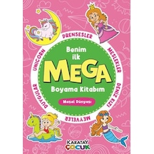 Mega Boyama Kitabım - Masal Dünyası - Rmht-876500