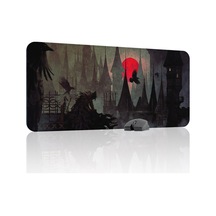 Bloodborne Kaymaz Dikişli Kauçuk Oyuncu Mousepad V3 - 90x40 Xxl Gaming Mouse Pad Fare Altlığı