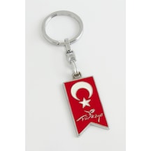 Nrzsnt Ay Yıldız Metal Anahtarlık-kırmızı Çok Renkli