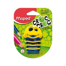 Maped Croc Çift Delikli Kalemtraş 1 Adet Sarı