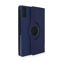 Huawei Honor Pad 10 12.1 Kılıf 360 Tablet Deri Kılıf - Lacivert Diğer
