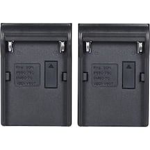 Lemestar Sony Np-f550/f750/f950/fm50/fm500h/qm71 Pil Tabanı - 2 Adet, Neweer Andoer 1x2/1x4 Şarj Cihazı Uyumlu