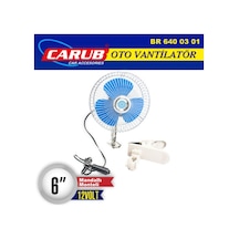 Carub Vantilatör 12v 6 Inch Mandallı 6400301 Uyumlu