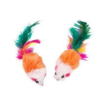 Tüylü Mini Fare Kedi Oyuncağı 4.8 Cm