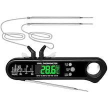 Pişirme Için Dijital Et Termometresi Pille Çalışan Siyah