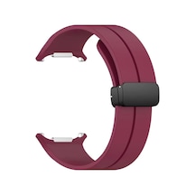 Watch 7 Ultra Kr418 Tender Silikon Kordon - Bordo
