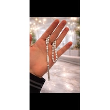 İsimli Tesbih Gümüş İsim Yazılı Kişiye Özel Tespih Tes-88