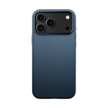 İphone 17 Pro Wonder Deri Magsafe Kapak - Lacivert